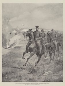 エランドラーグテの戦い、ホワイト将軍の側で爆発する敵の殻